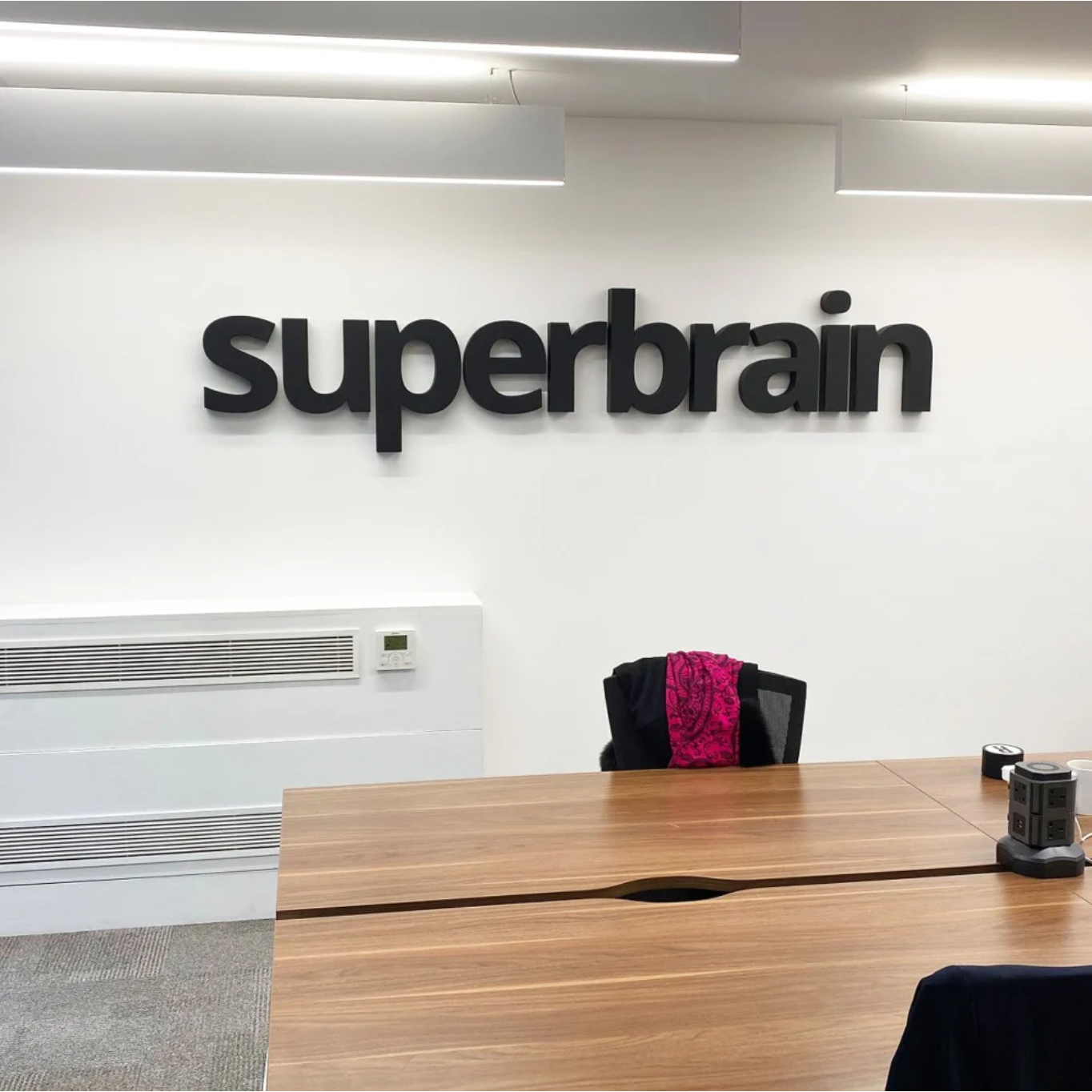 58mm 3D Logo Wall Sign Office Graphic